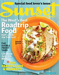 Sunset Magazine Cover, July 2011